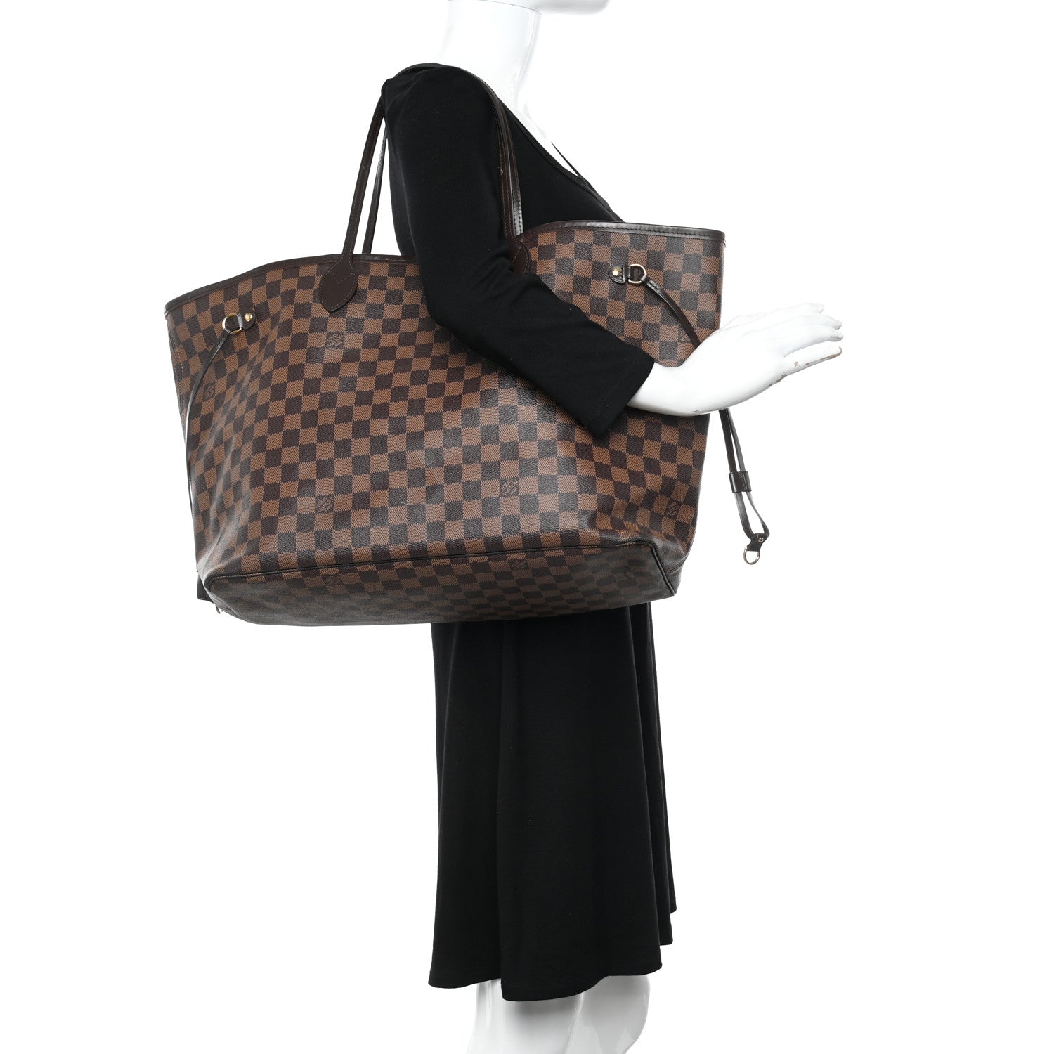 Louis Vuitton Damier Ebene Neo Neverfull GM 2 of 12