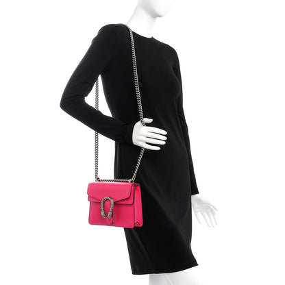 Gucci Calfskin Mini Dionysus Shoulder Bag Box Pink 2 of 7
