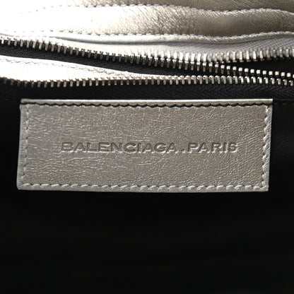 Balenciaga Agneau Classic Silver Hardware City Silver 6 of 10