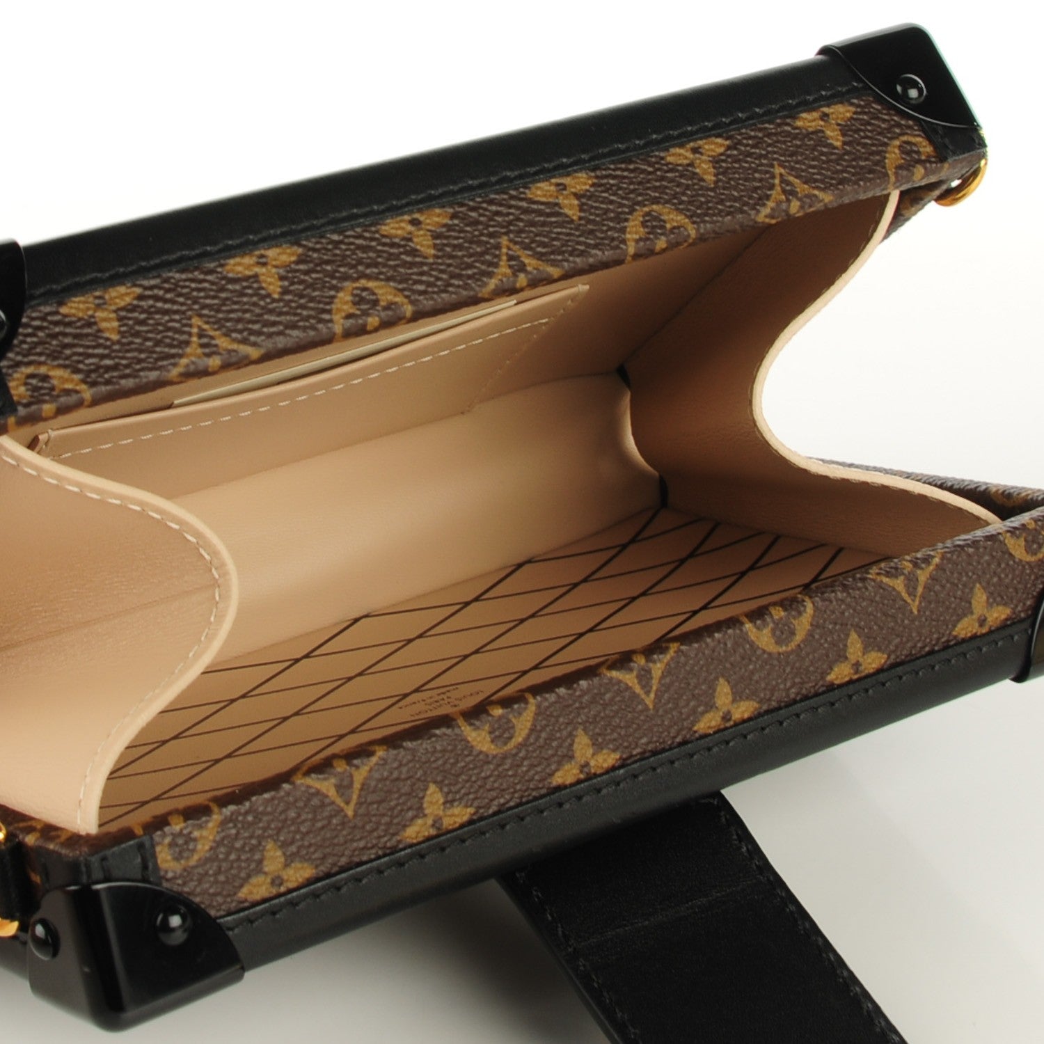 Louis Vuitton Monogram Petite Malle Black 5 of 7