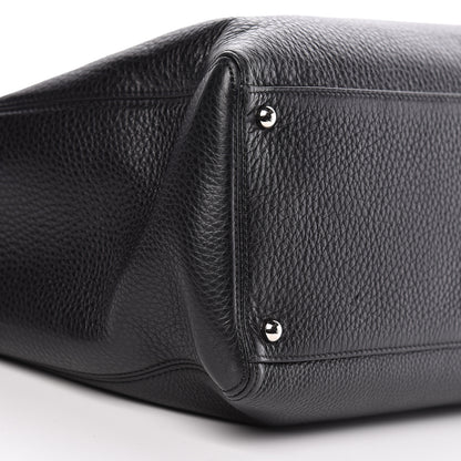 Chanel Deerskin Cerf Executive Shopper Tote Black 10 of 12