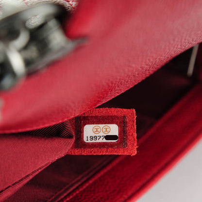 Chanel Caviar Quilted New Medium Boy Flap Dark Red 8 of 8