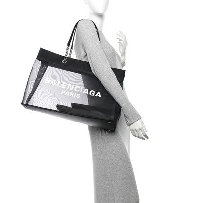 Balenciaga Mesh Large Duty Free Tote Black 2 of 14