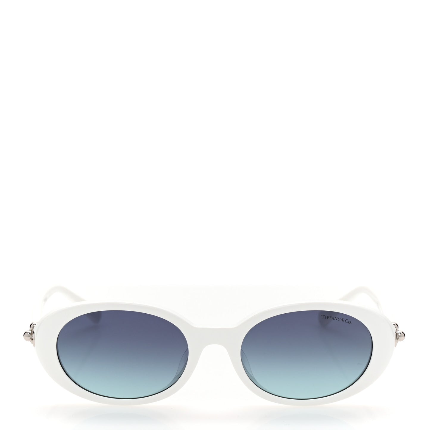 Acetate HardWear Oval Sunglasses TF4242D White Blue