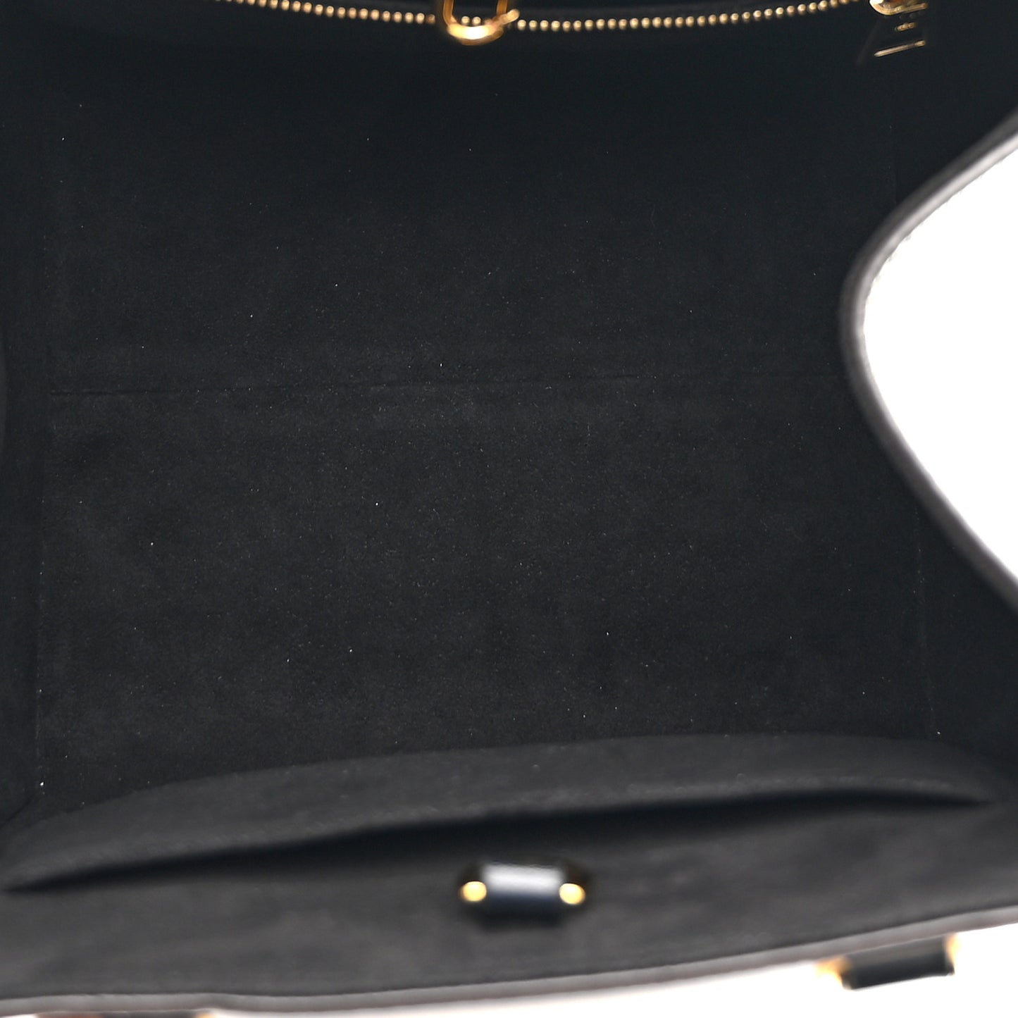 Calfskin Monogram Fold Tote PM Cream Khaki Black