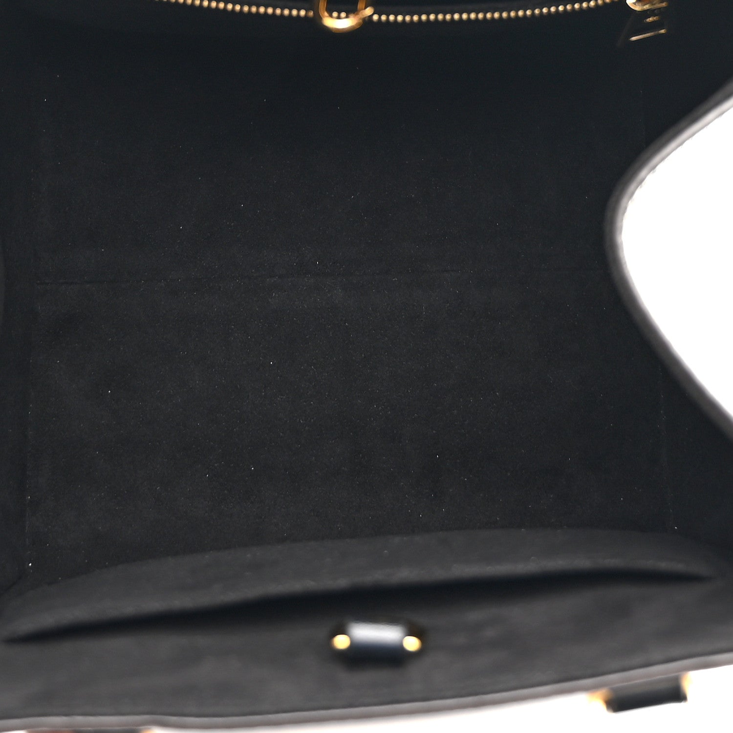Louis Vuitton Calfskin Monogram Fold Tote PM Cream Khaki Black 5 of 9