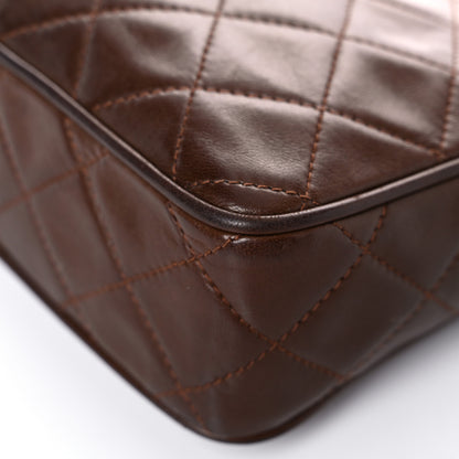 Chanel Lambskin Tassel Camera Case Brown 5 of 19