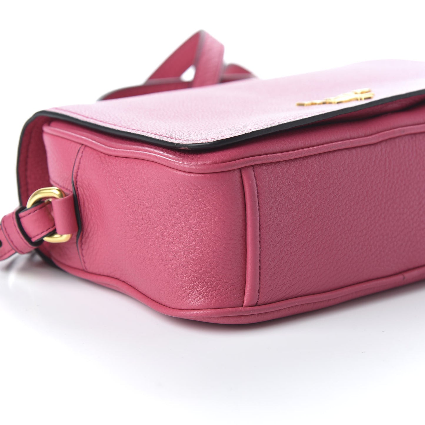 Vitello Daino Flap Crossbody Peonia