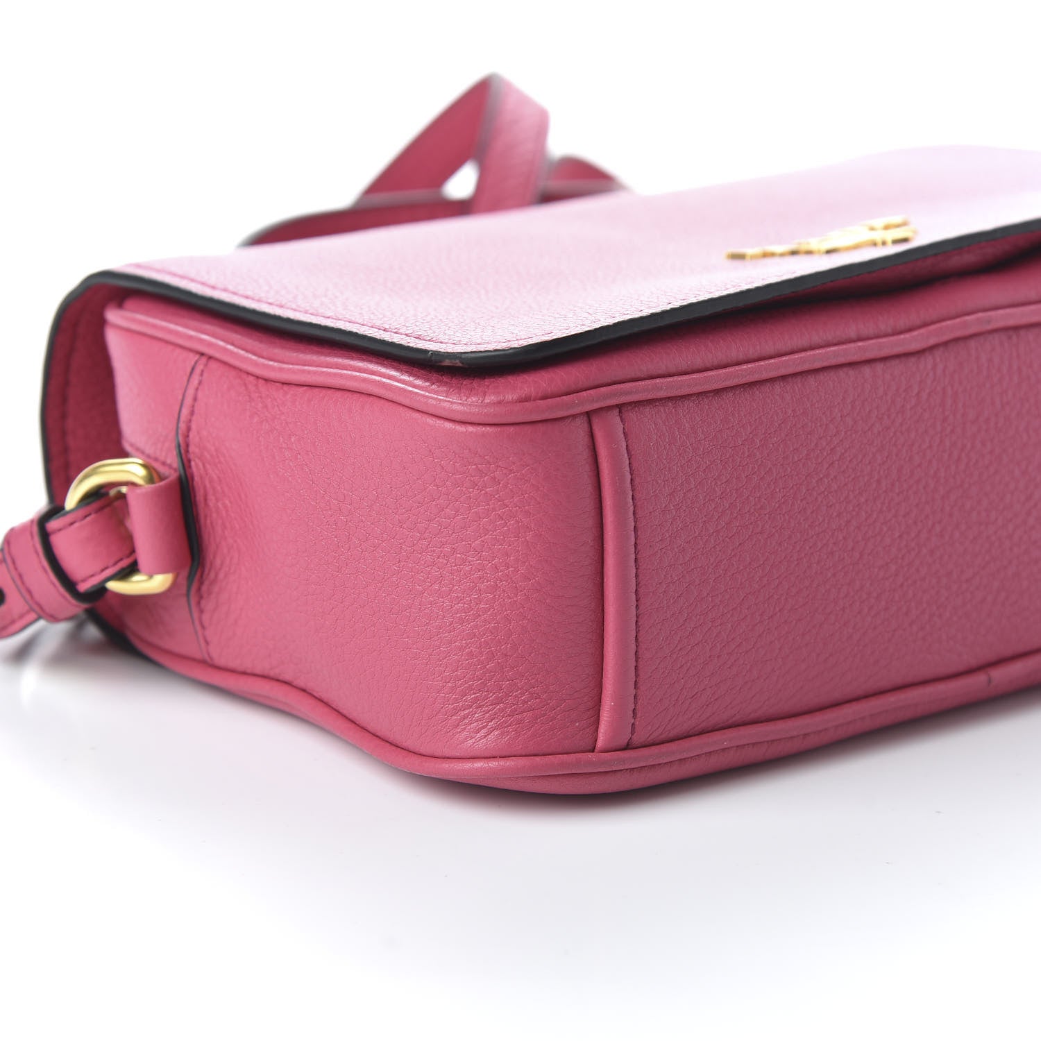 Prada Vitello Daino Flap Crossbody Peonia 6 of 9