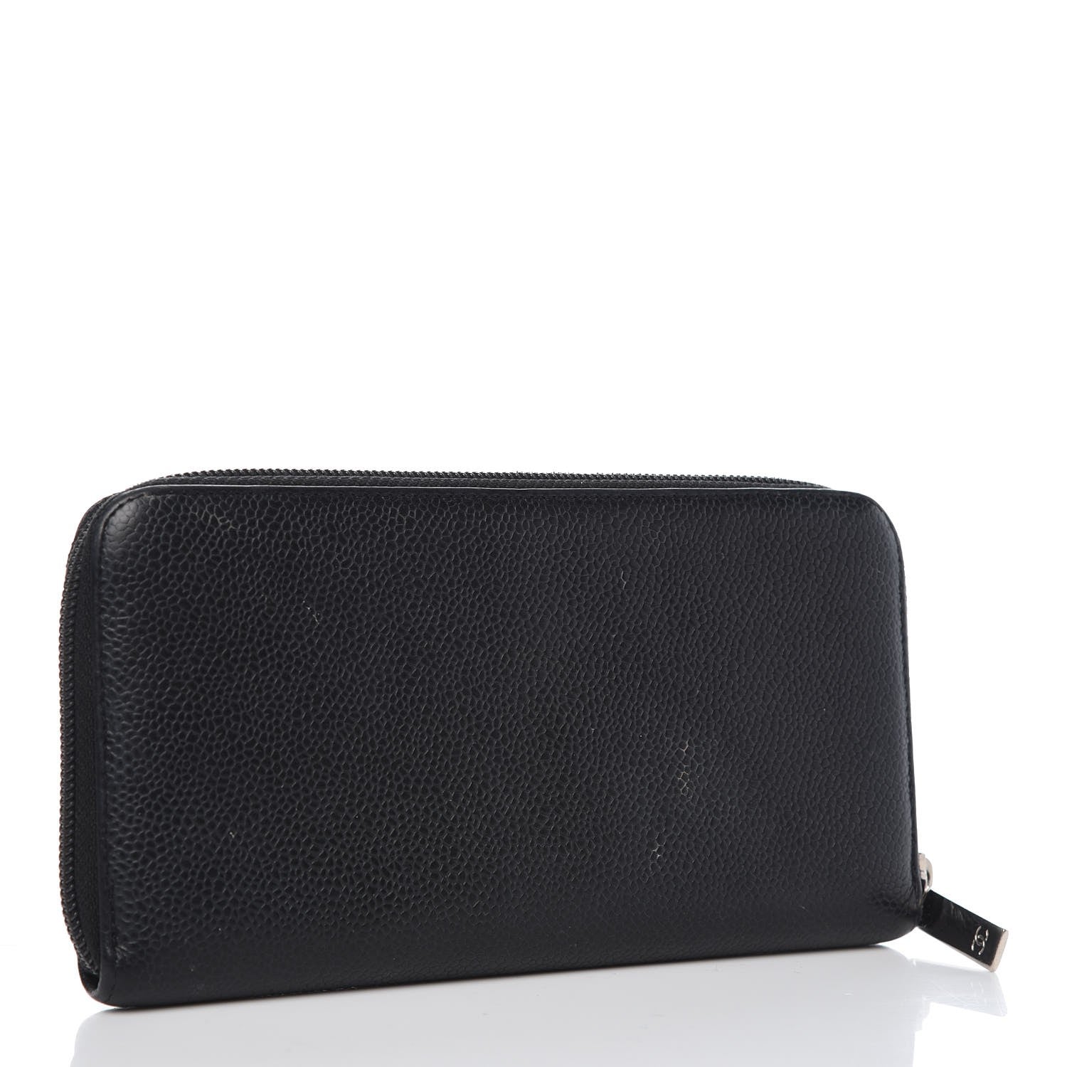 Chanel Caviar Large Timeless CC Zip Around Wallet Black 3 of 12