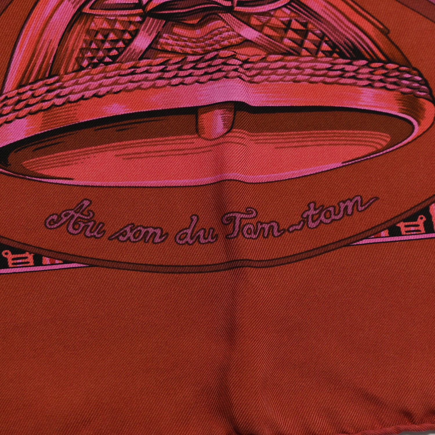 Hermes Silk Au Son du Tam Tam Scarf 90 5 of 8