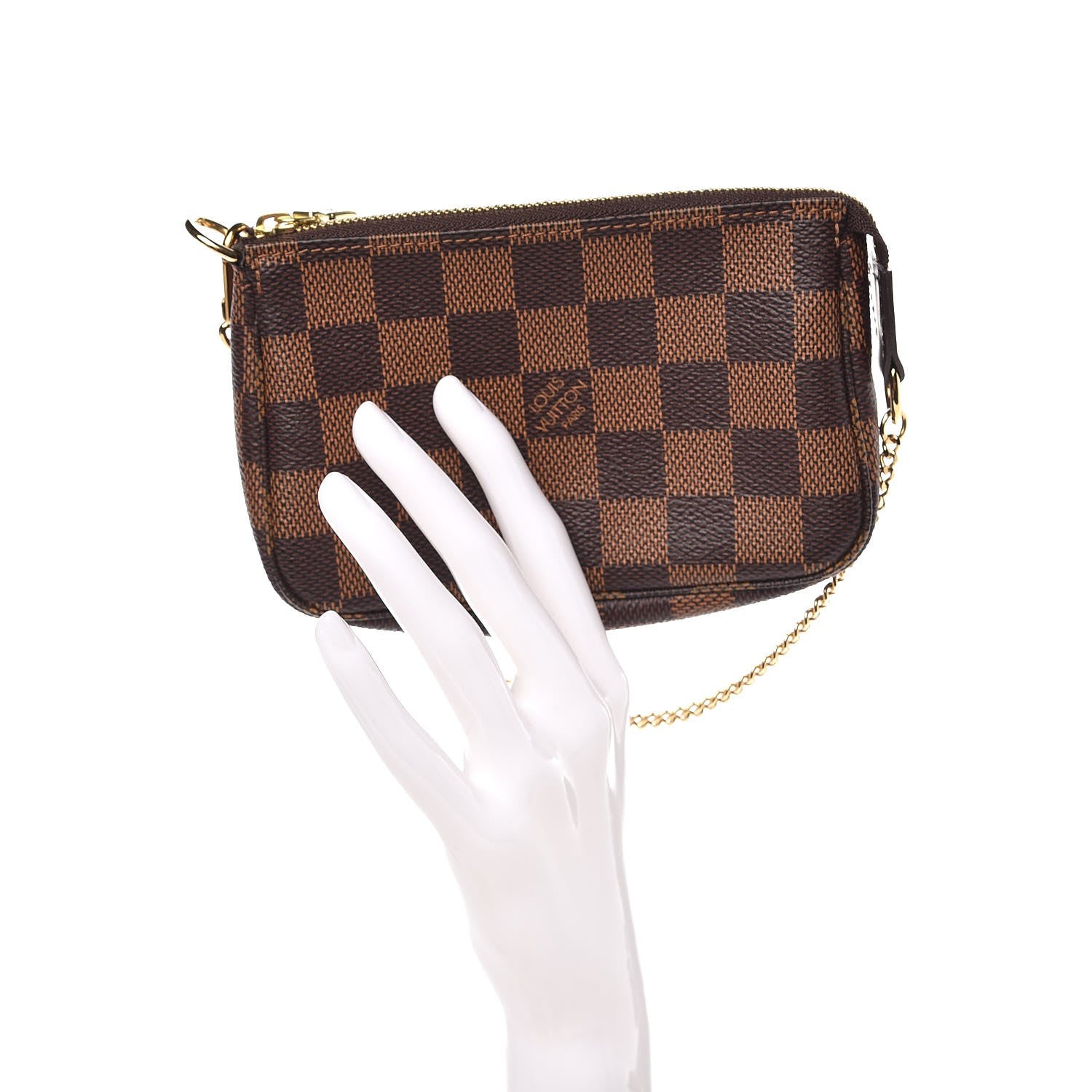 Louis Vuitton Damier Ebene Mini Pochette Accessories 2 of 8
