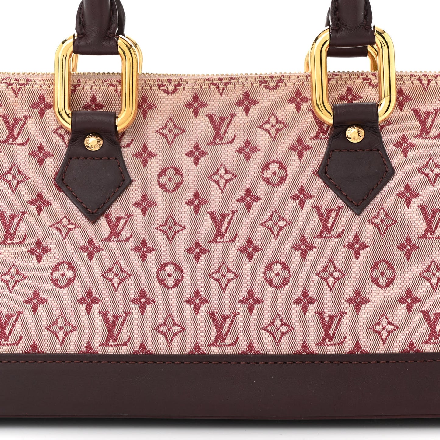 Mini Monogram Alma Long Cherry