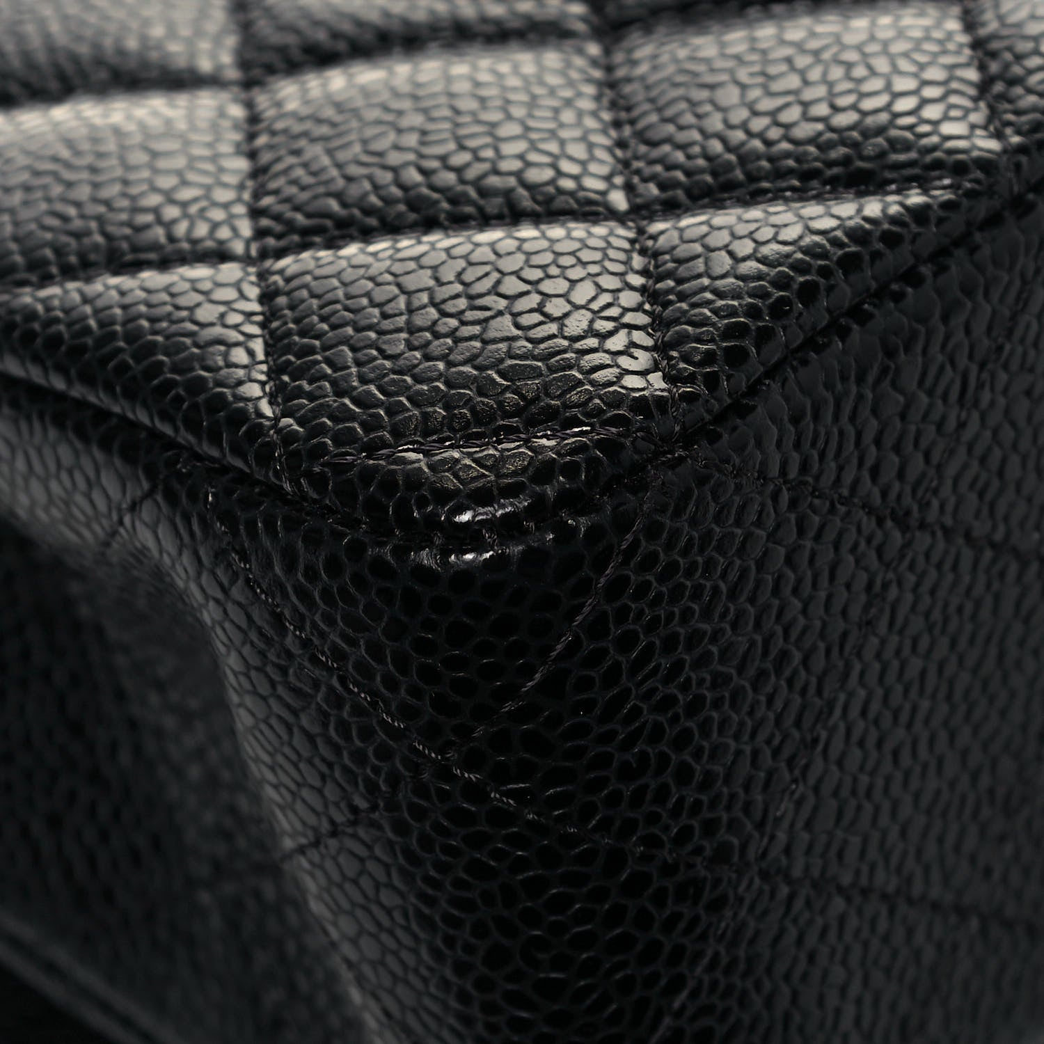Chanel Caviar Quilted Medium Double Flap Black 11 of 14