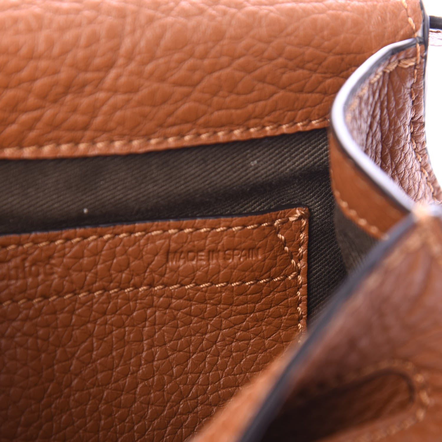 Chloe Calfskin Mini Marcie Round Crossbody Bag Tan 5 of 9
