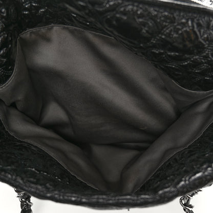 Chanel Vinyl Rock in Moscow Tote Black 6 of 12