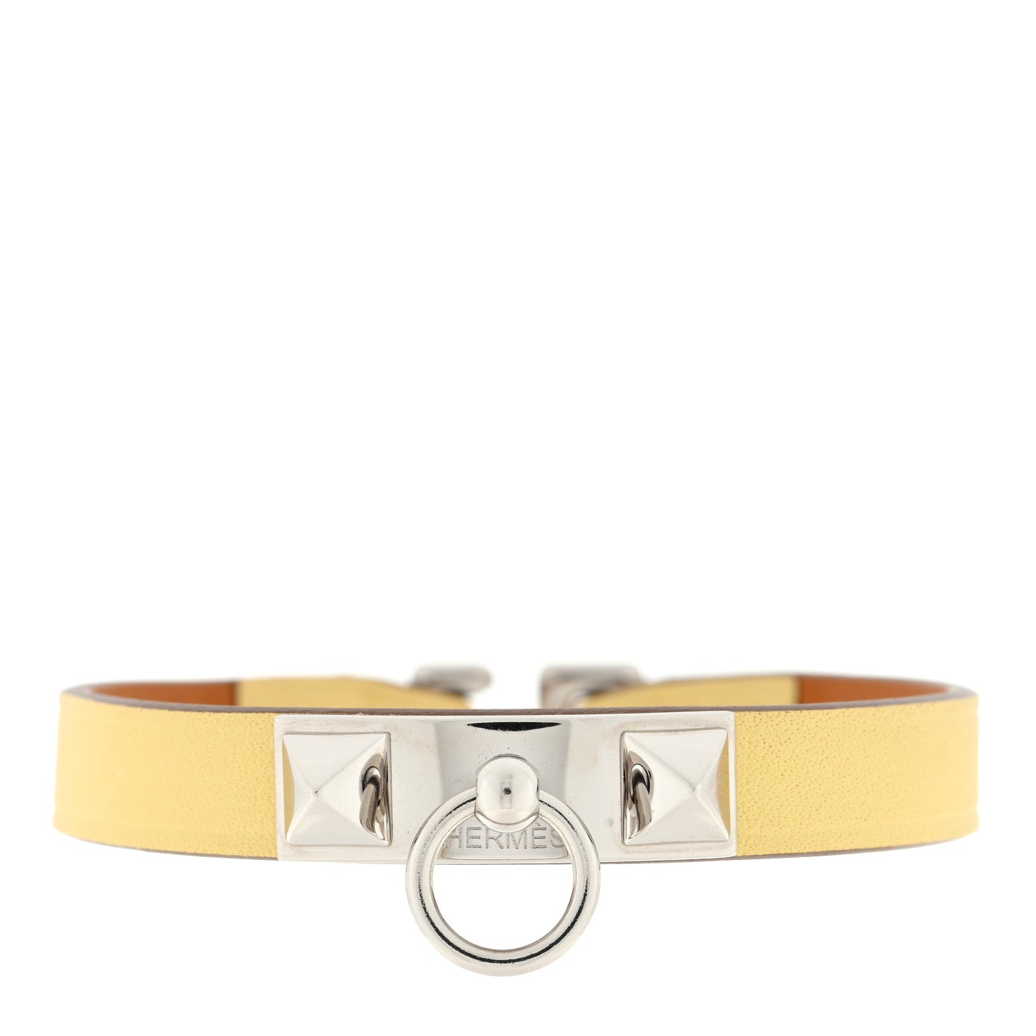 Hermes Mini Rivale Bracelet T3 Jaune Poussin 1 of 3