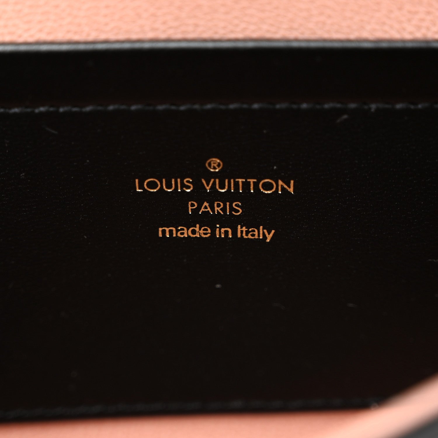 Louis Vuitton Lambskin Embossed Monogram Pochette Coussin Black 6 of 10