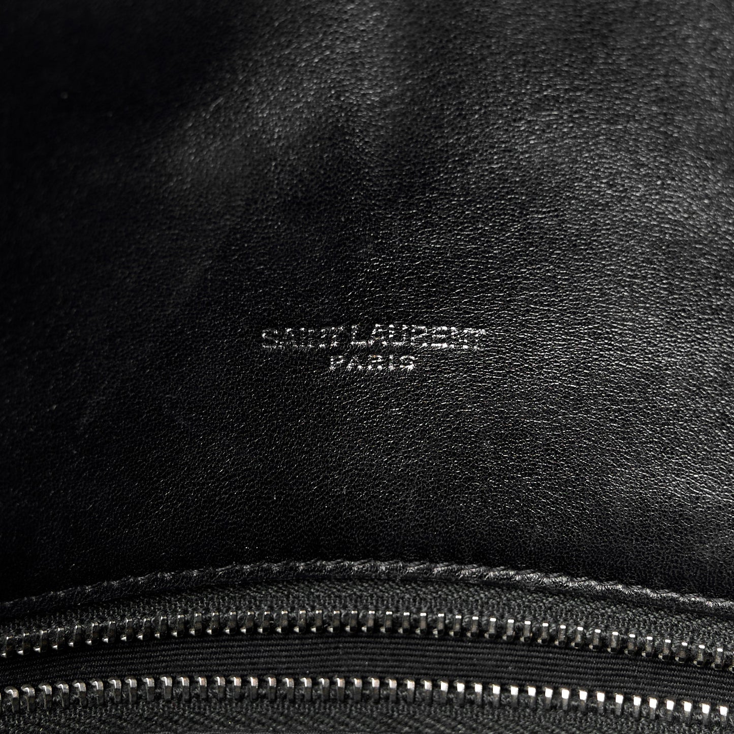 Lambskin Quilted Toy Loulou Puffer Monogram Chain Satchel Black