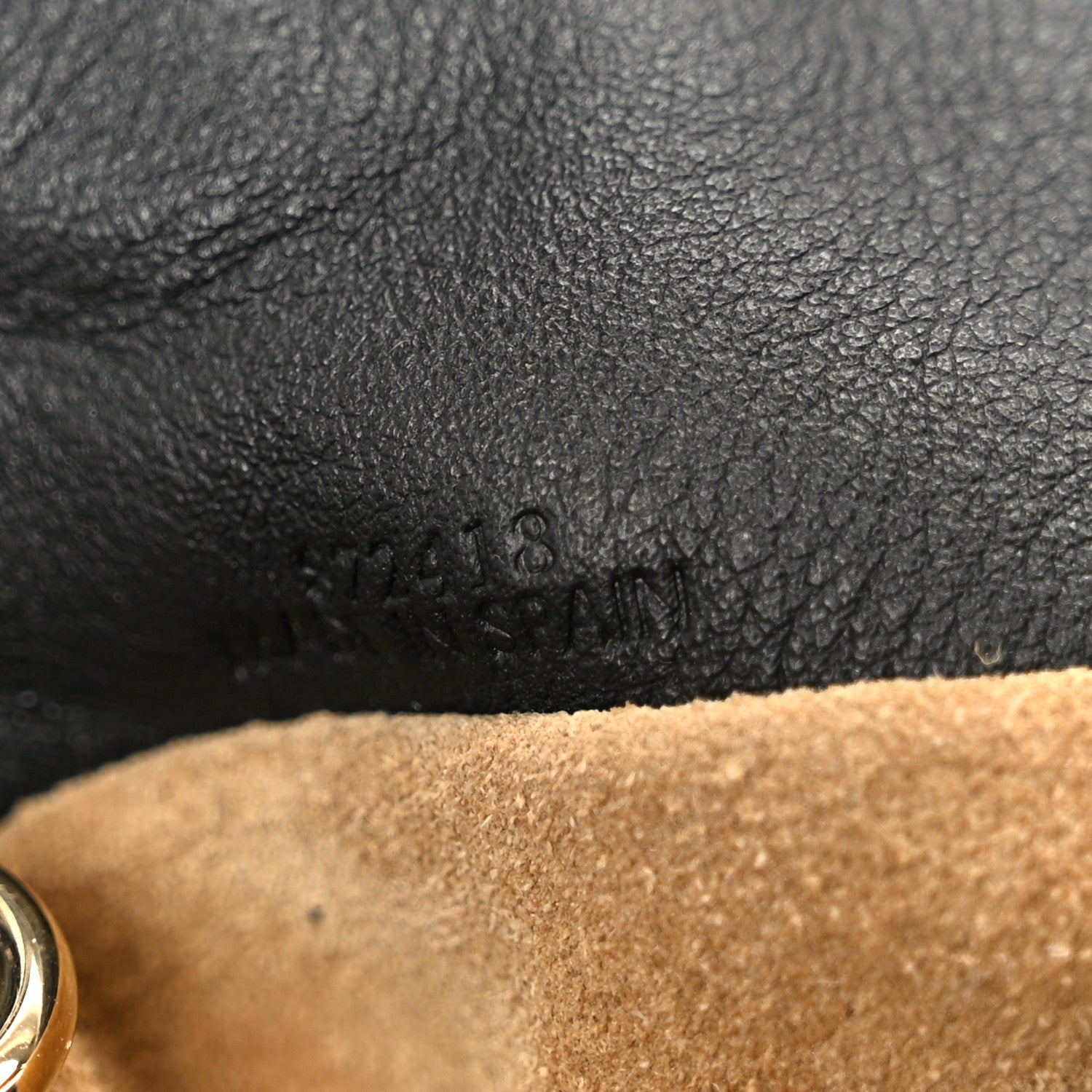 Loewe Calfskin Mini Flamenco Knot Clutch Black 7 of 10