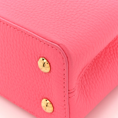 Louis Vuitton Taurillon Monogram Tile Capucines Mini Dragonfruit Ballet Pink 11 of 11