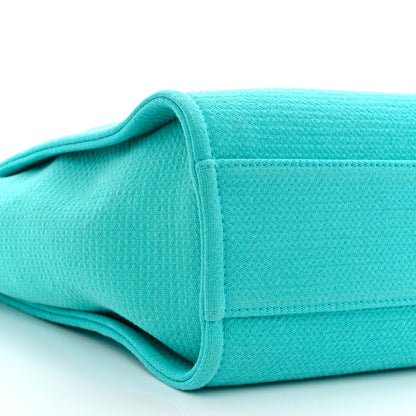 Chanel Mixed Fibers Small Deauville Tote Turquoise 9 of 10