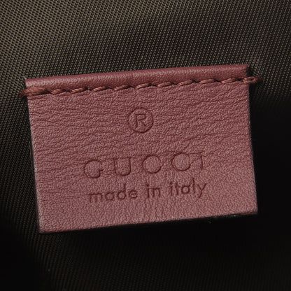 Gucci GG Supreme Monogram Blooms Small Pouch Cosmetic Case Beige Multicolor Dry Rose 8 of 9