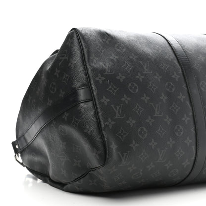 Louis Vuitton Monogram Eclipse Keepall Bandouliere 55 8 of 11