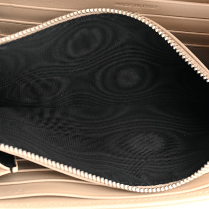 Saint Laurent Lambskin Y Quilted Monogram Large Loulou Flap Wallet Nude Powder 7 of 16