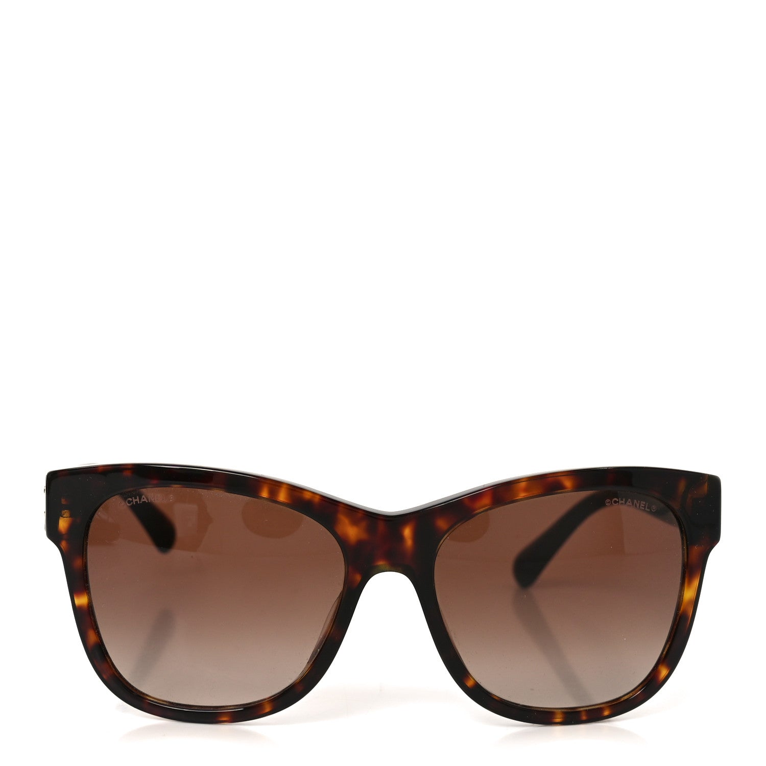 Chanel Acetate Runway Square Sunglasses 5380-A Dark Tortoise 2 of 7