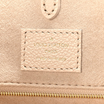 Louis Vuitton Empreinte Monogram Spring In The City Onthego MM Beige Pink Yellow 6 of 8