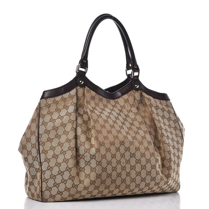 Gucci Monogram Large Sukey Tote Dark Brown 4 of 15