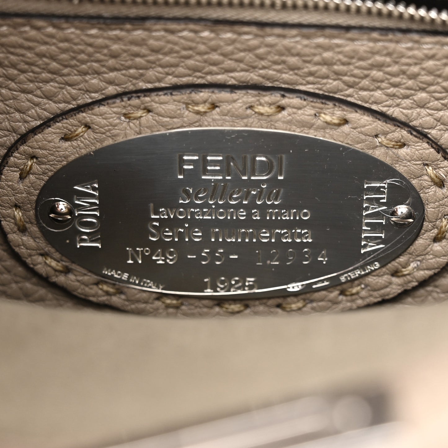 Cuoio Romano Snakeskin Selleria Mini Peekaboo Iconic Satchel Corda White