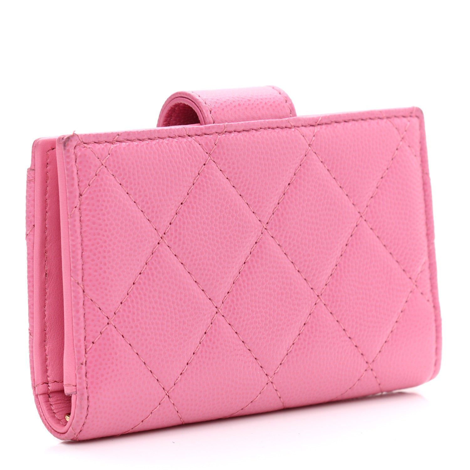 Chanel Caviar Quilted Small Classic Wallet Pink 3 of 9