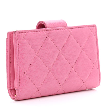 Chanel Caviar Quilted Small Classic Wallet Pink 3 of 9