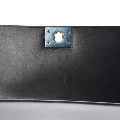 Chanel Glazed Calfskin Medium Boy Flap Black 14 of 14