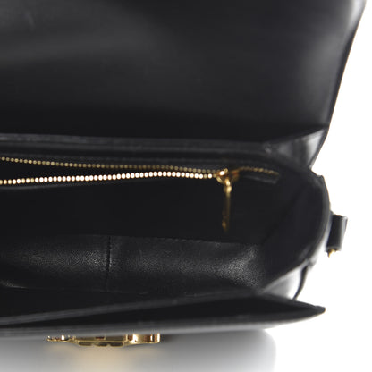 Celine Shiny Calfskin Small Triomphe Black 5 of 10