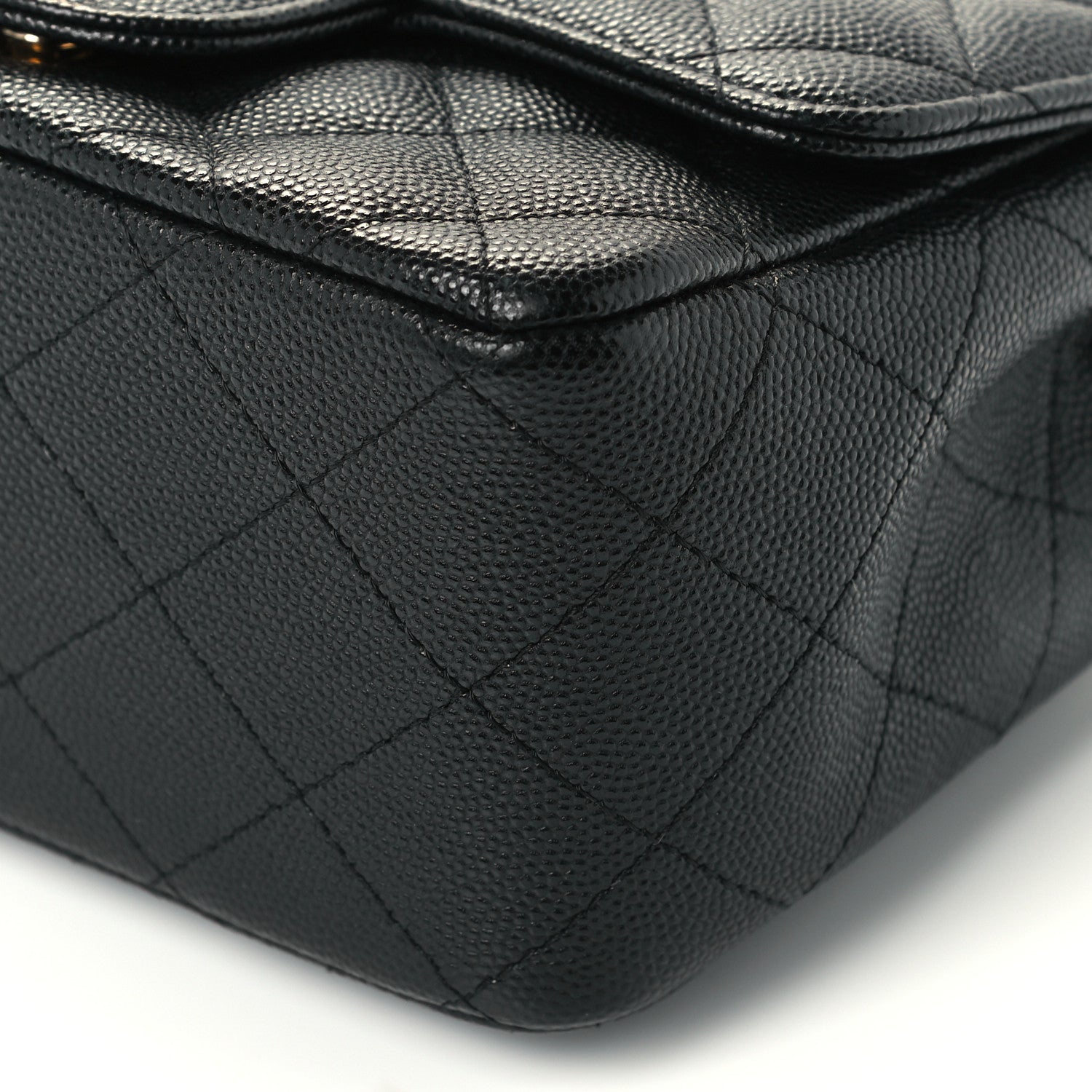 Chanel Caviar Quilted Mini Square Flap Black 10 of 10