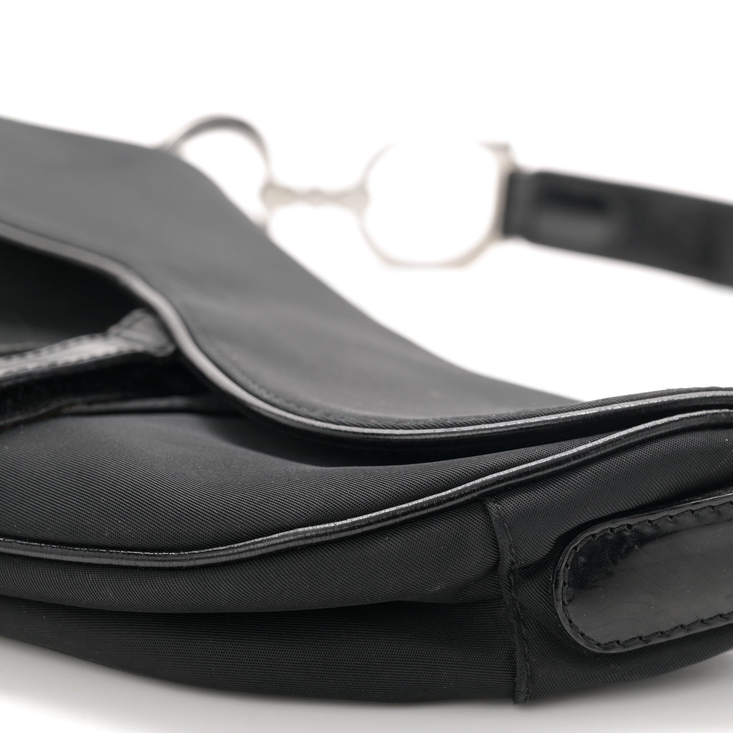 Christian Dior Nylon Saddle bag Black 10 of 13
