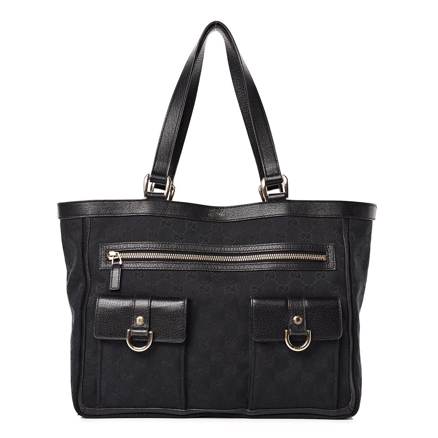 Monogram Abbey D Ring Tote Black