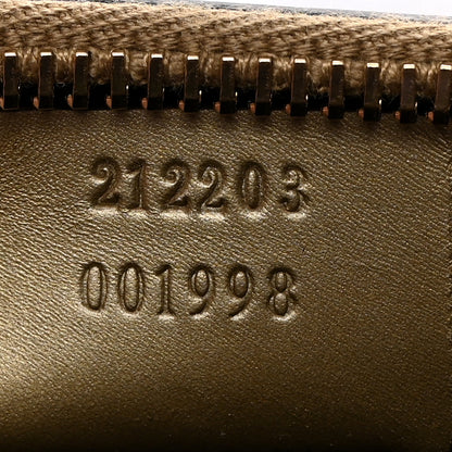 Gucci Guccissima New Britt Wristlet Gold 7 of 8