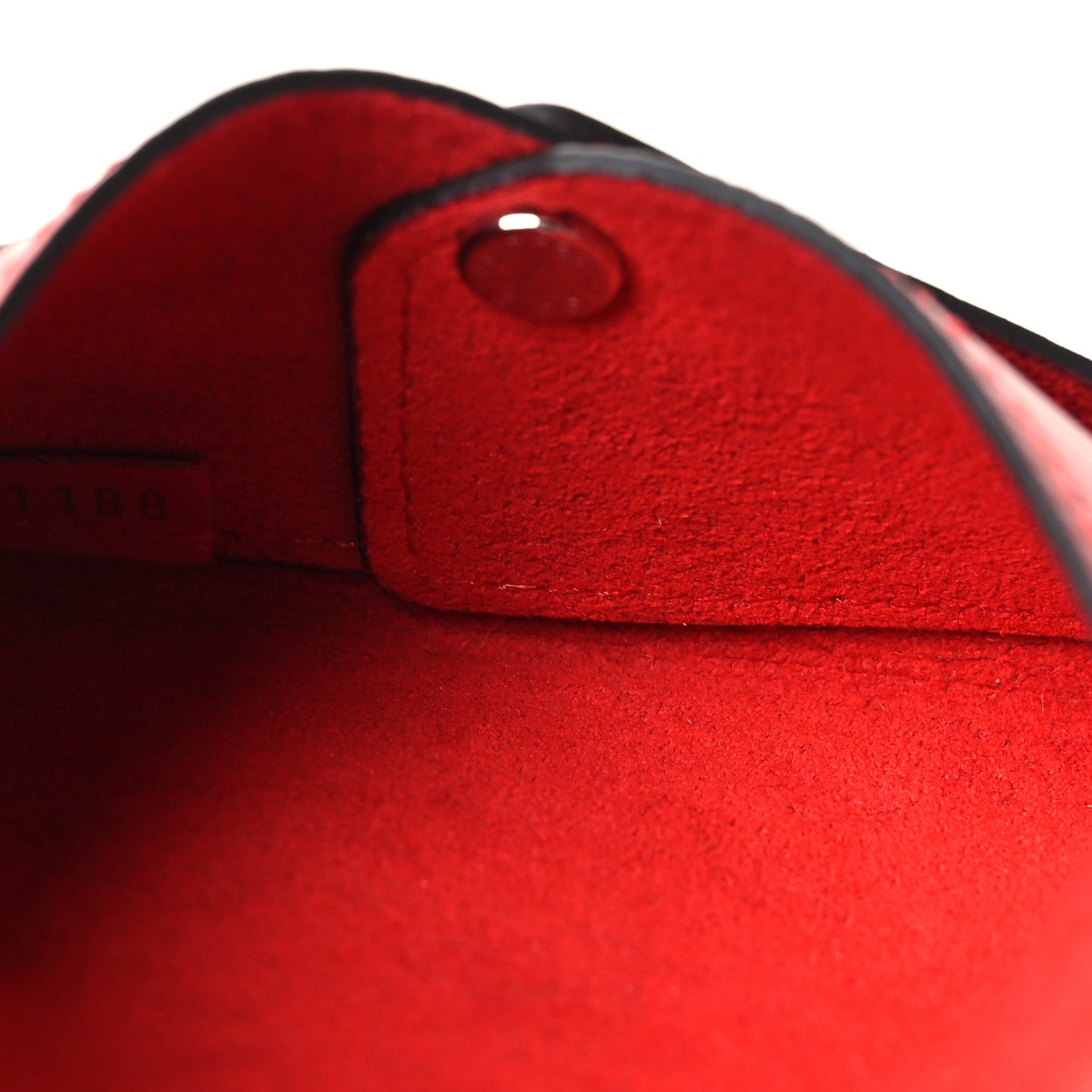 Epi Small Kirigami Pochette Insert Coquelicot