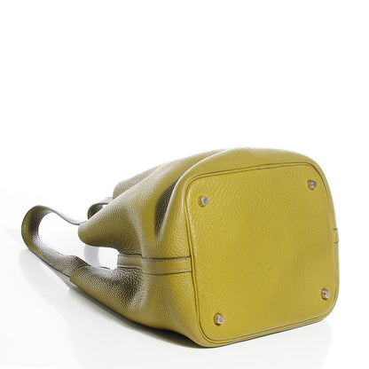 Hermes Taurillon Clemence Picotin 18 PM Vert Anis 4 of 11