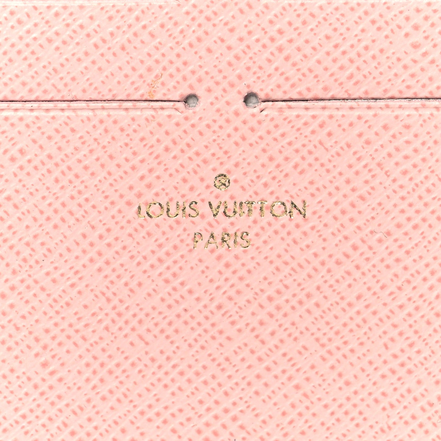 Calfskin Felicie Card Holder Insert Rose Poudre
