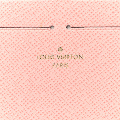Louis Vuitton Calfskin Felicie Card Holder Insert Rose Poudre 6 of 6