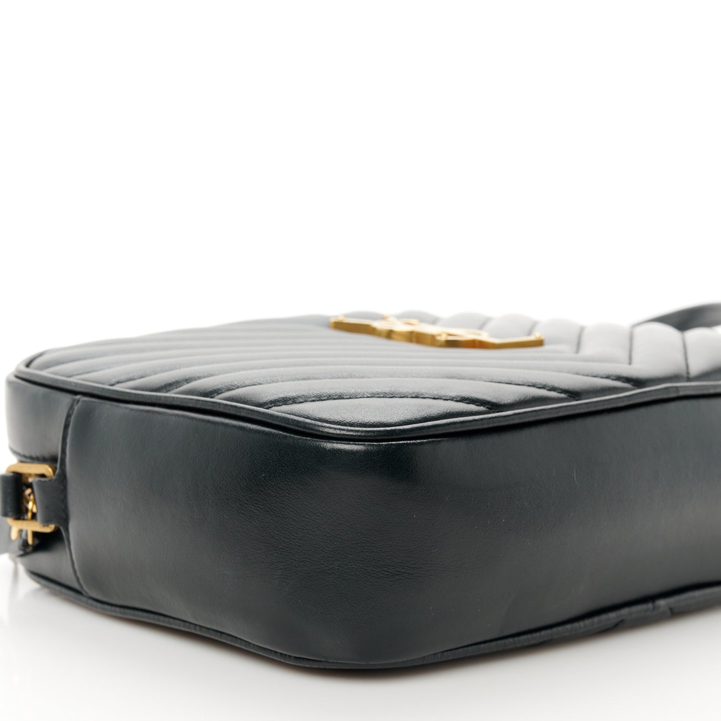 Calfskin Matelasse Monogram Lou Camera Bag Black