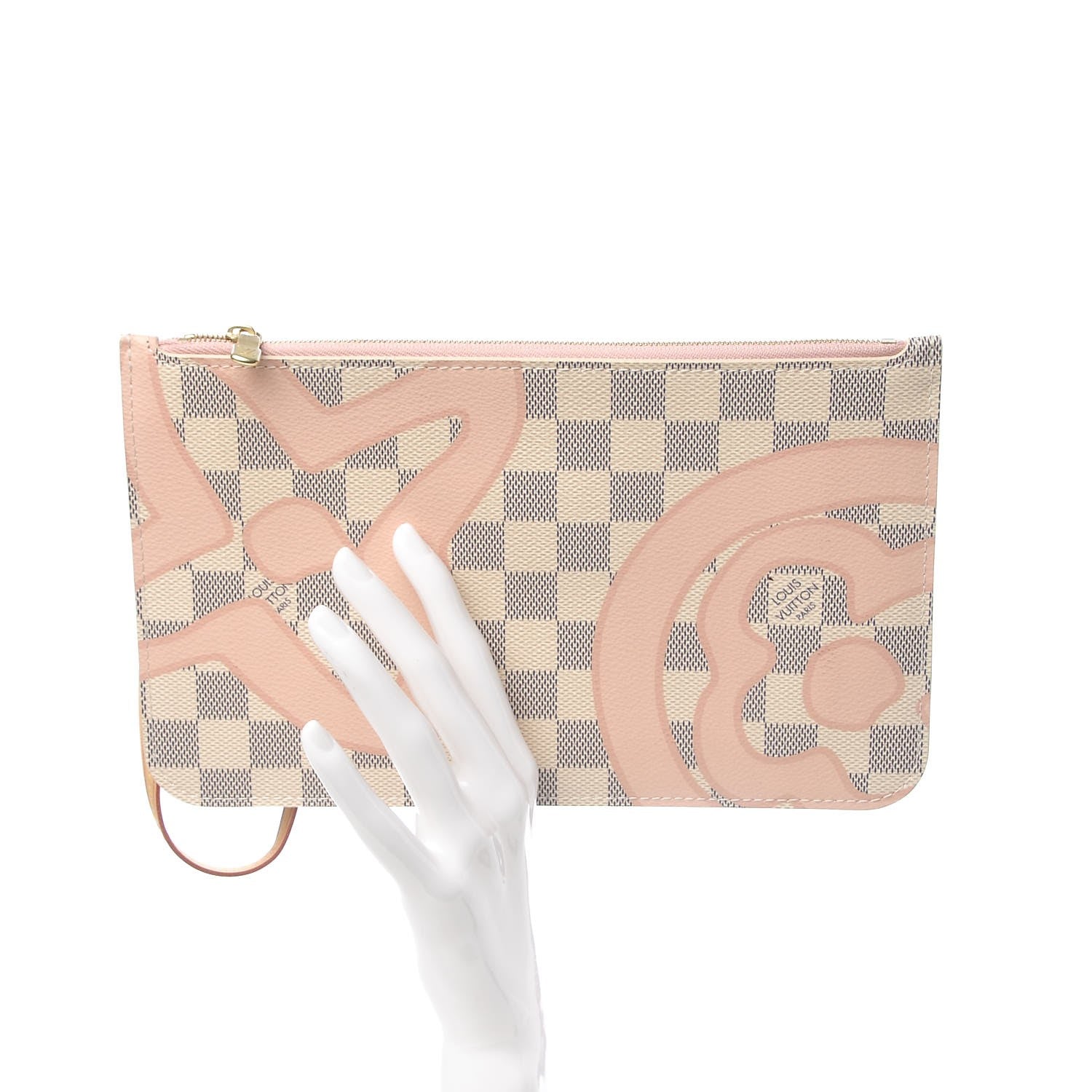 Louis Vuitton Damier Azur Tahitienne Neverfull MM GM Pochette 2 of 8