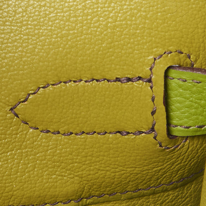 Hermes Togo Birkin 30 Vert Anis 17 of 29