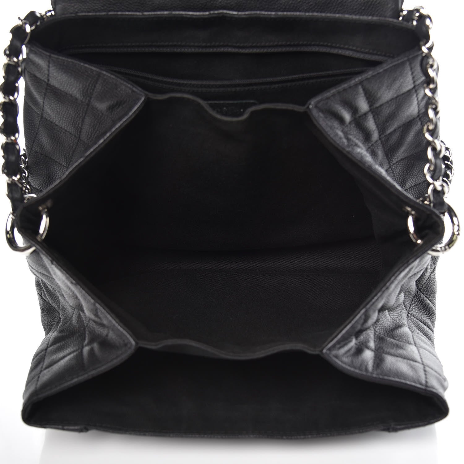 Chanel Caviar Quilted Timeless Accordion Flap Black 5 of 11