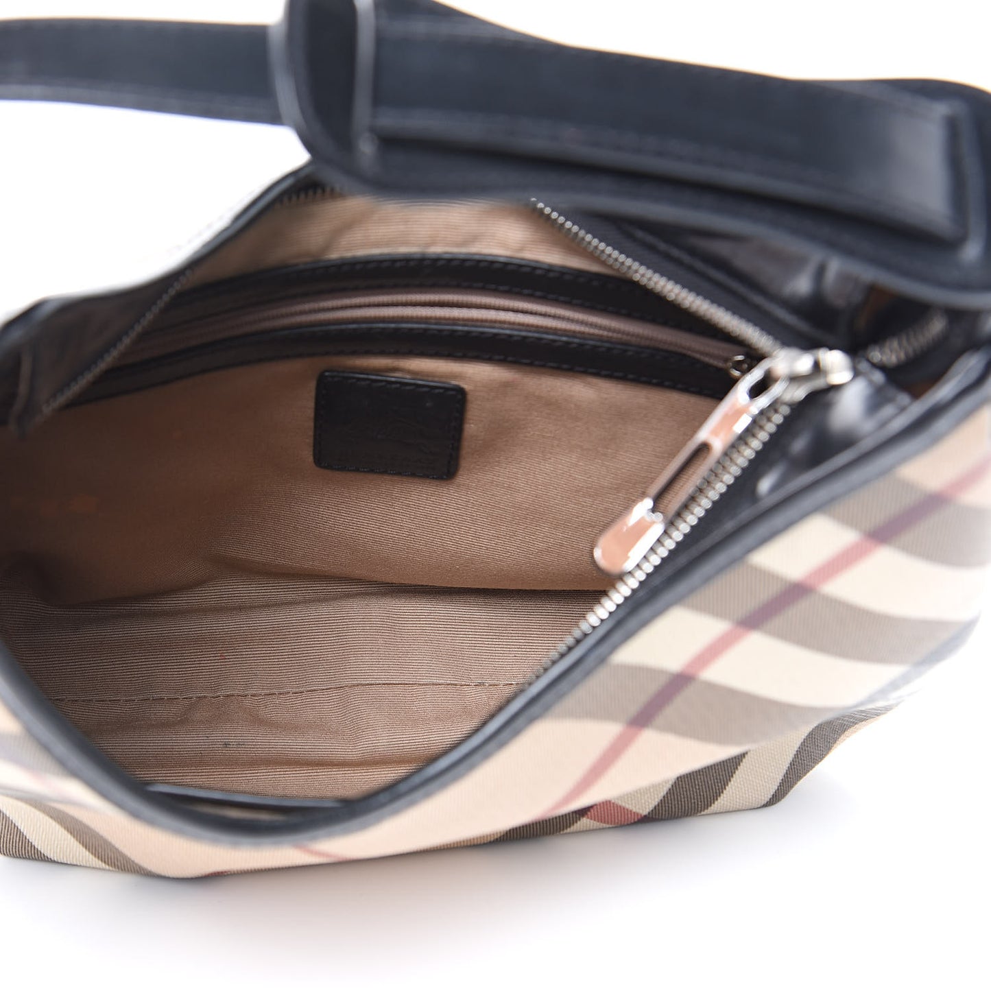 Nova Check Shoulder Bag Black